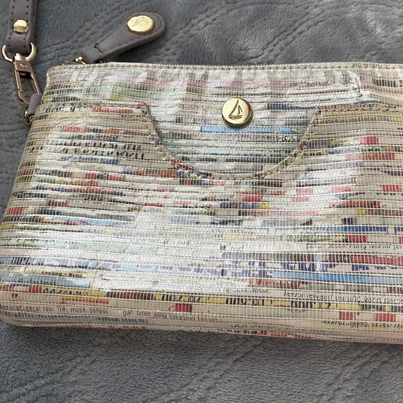 Pretty Ships Wristlet Never Used 5"x 7 1/2" - Picture 5 of 10